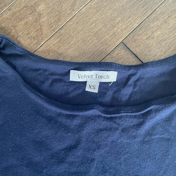 Women’s blue/navy bodycon dress size XS - Picture 4 of 5